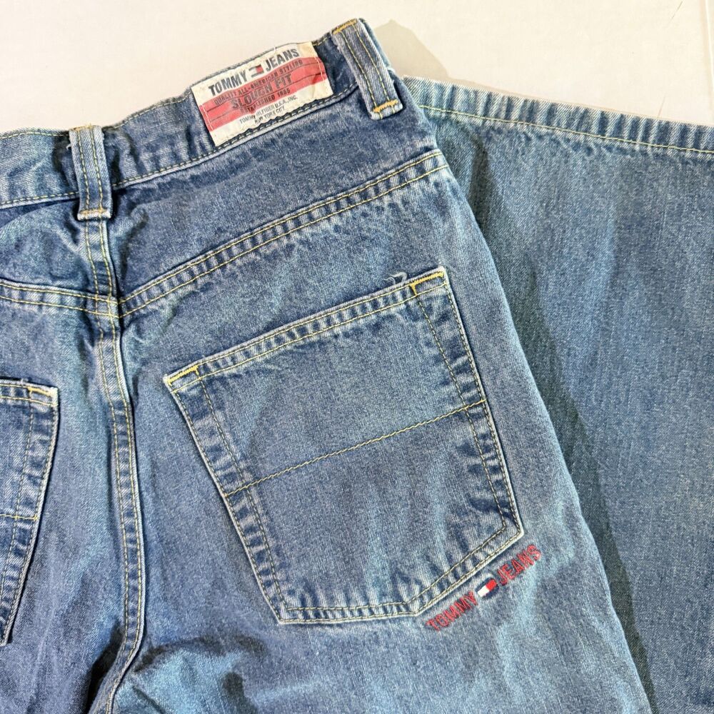 Y2K Tommy Hillfiger, Slouch Fit Relaxed Denim Jeans, Youth 14 Vintage Grunge
